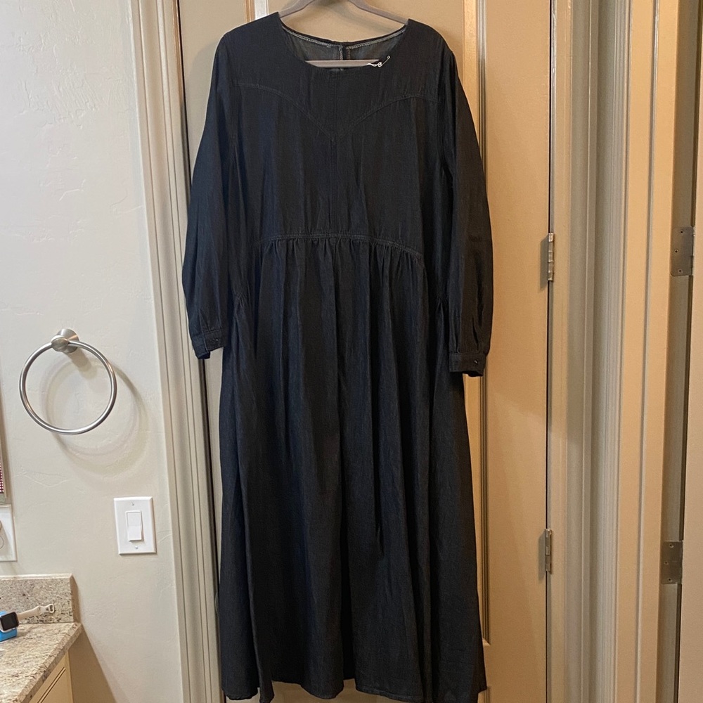Black Denim Women's Dress